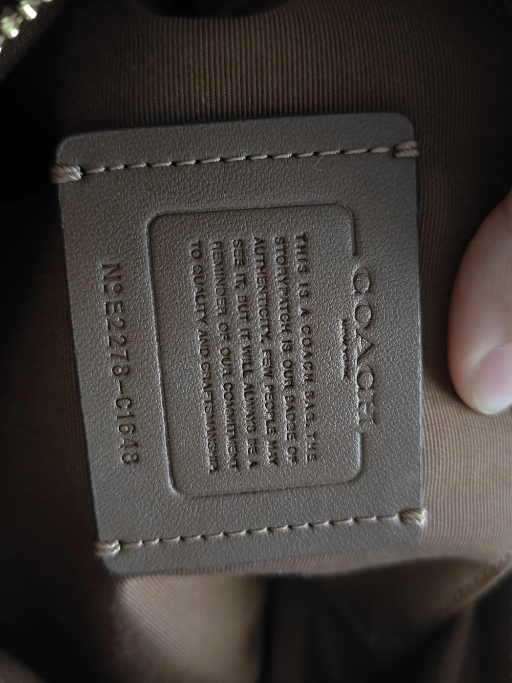 Coach Pebble Leather Crossbody Bag in Saddle Brown